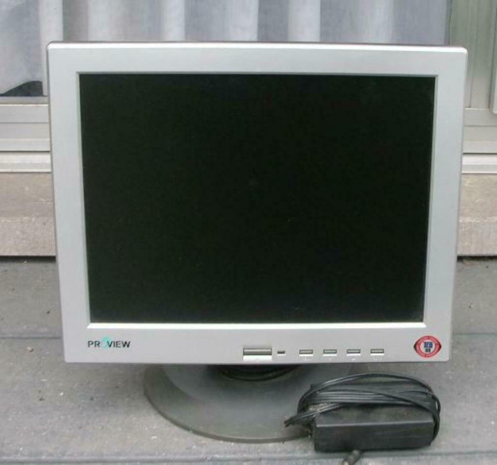 PC monitors, Ophalen of Verzenden, Gebruikt, DVI