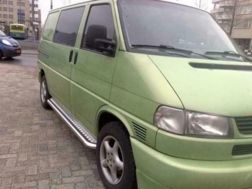Side bars met RVS plank voor Volkswagen Transporter T4 Nw!!, Ophalen of Verzenden, Nieuw, Volkswagen