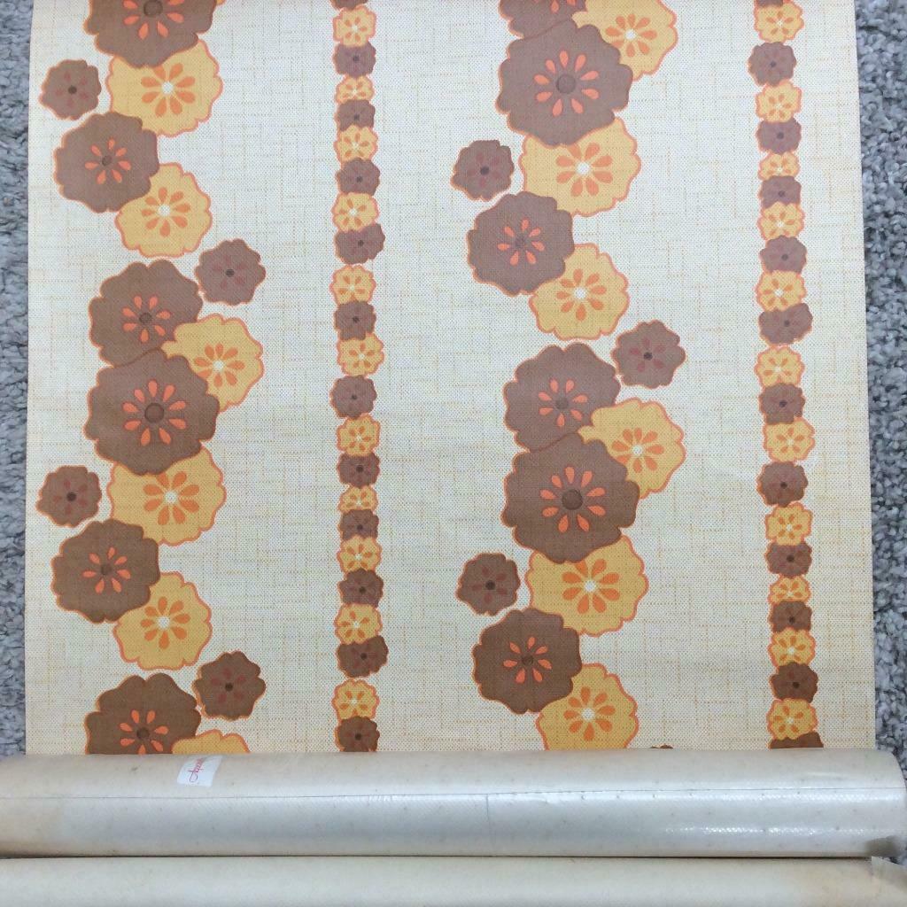 Vintage behang met bloemenpatroon - 8 rollen beschikbaar, Enlèvement ou Envoi