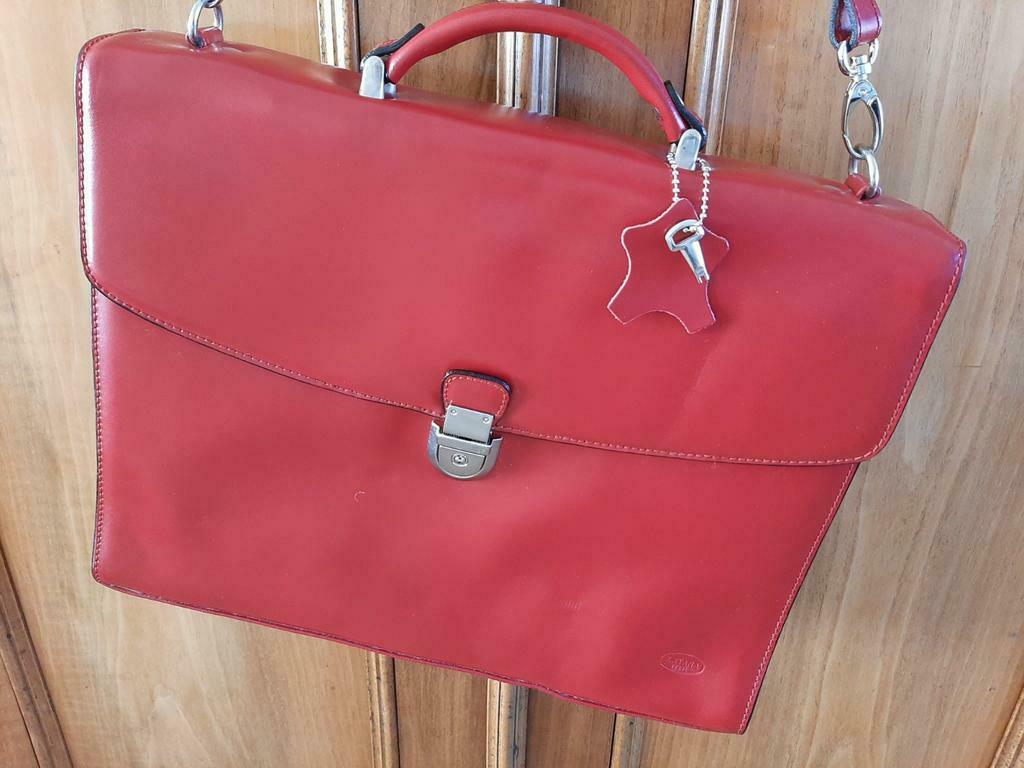 Documenthouder KATANA rood leer NIEUW, Ophalen of Verzenden, Zo goed als nieuw, Rood