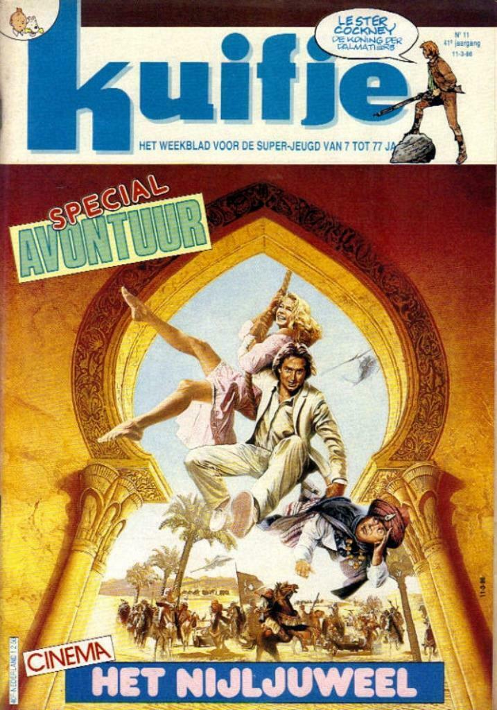 Weekblad Kuifje van 11-3-1986 , 41ste Jaargang, Nummer 11, Gelezen, Europa, Ophalen of Verzenden, Meerdere comics