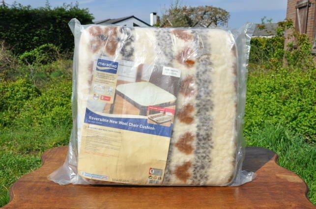 2 galettes de chaise reversible neuve en laine, Maison & Meubles, Chaises, Enlèvement ou Envoi, Neuf