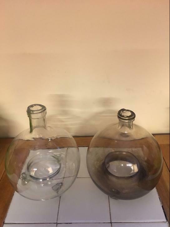 Paire d ancien couvre bougie début vingtième