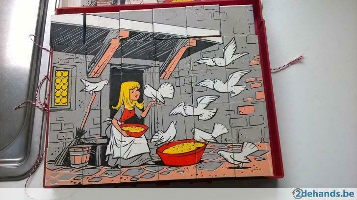 Puzzel met blokken (verschillende figuren), Ophalen, Gebruikt