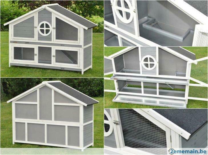 Clapier XXL abri lapin clapier double rongeur NEUF, Dieren en Toebehoren, Knaagdieren en Konijnen | Toebehoren, Nieuw, Verzenden