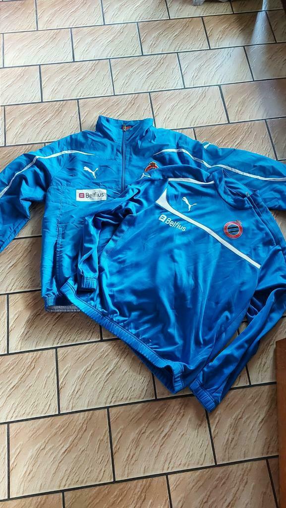 Trainingsjas en sweater van club Brugge met sponsoring., Kleding | Heren, Sportkleding, Ophalen of Verzenden, Zo goed als nieuw