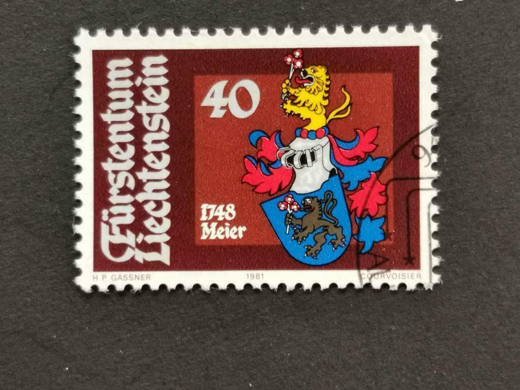 Liechtenstein 1981, Postzegels en Munten, Verzenden, Gestempeld