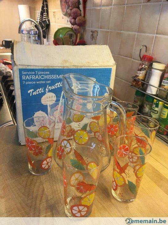 Très jolie Ancien service à limonade, Antiquités & Art