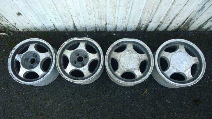 Jantes Stilauto Model Turbo 6x14 4x100 VW, Autos : Pièces & Accessoires, Enlèvement, Utilisé, Pneu(s)
