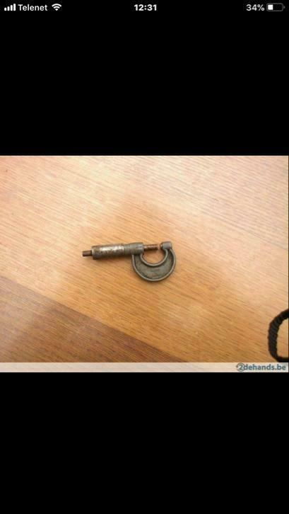 Kleine micrometer usa van 0 tot 15 mm. 20€, Doe-het-zelf en Bouw, Meetapparatuur, Ophalen, Gebruikt