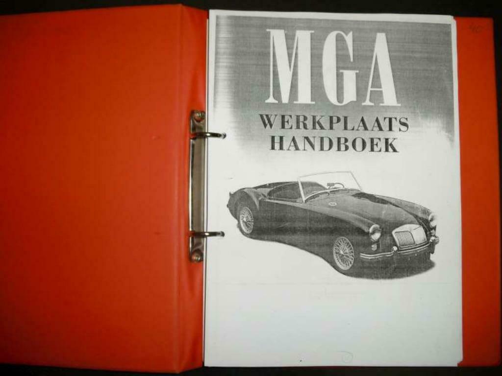 MGA werkplaatshandboek, Auto's, MG, Particulier, Te koop, A