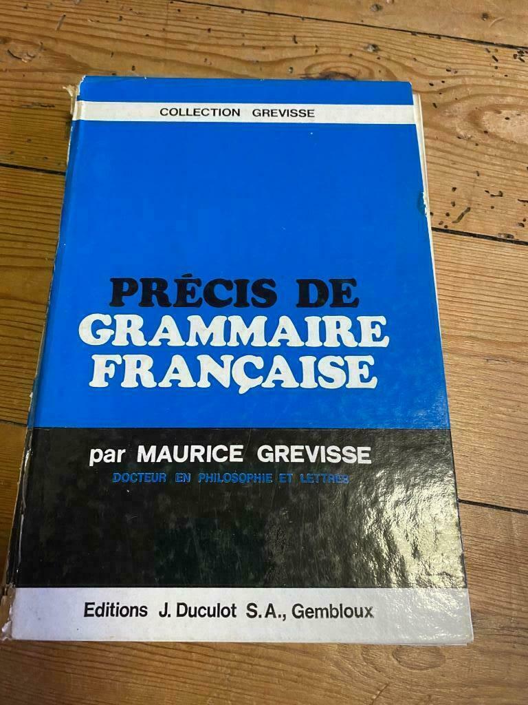 Précis de grammaire française - M Grévisse, Livres, Enlèvement ou Envoi, Utilisé, Français