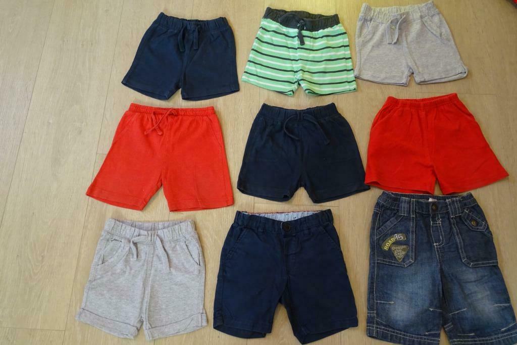 Pakket van 9 shorts jongen maat 74, Enlèvement ou Envoi, Utilisé, Garçon, Pantalon