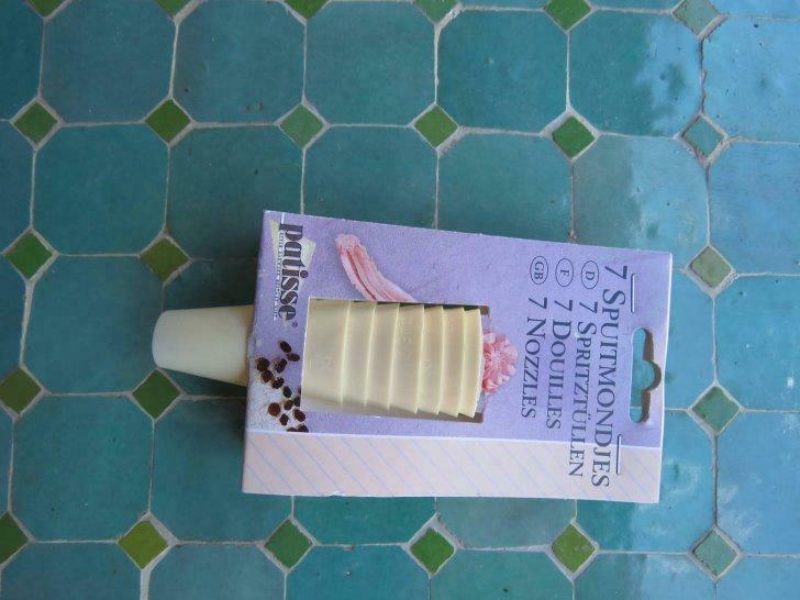 spuitmondjes vlak set van7, Nieuw