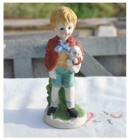 statue garconnet avec son chien, Antiquités & Art, Enlèvement