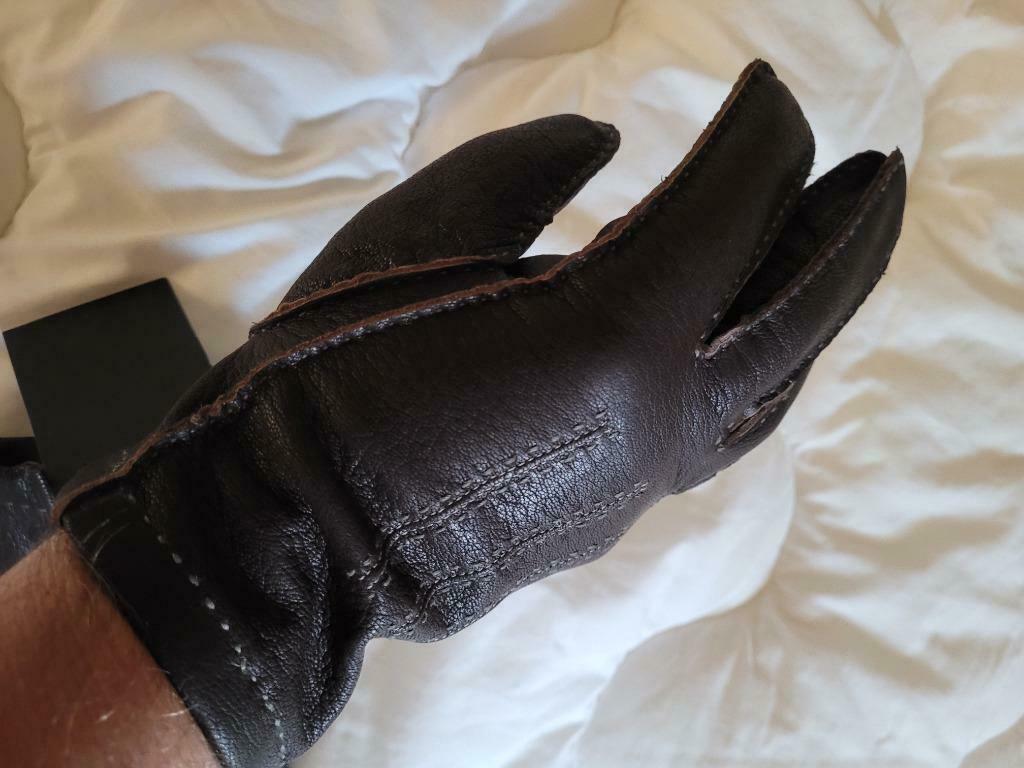 Gants en cuir hommes, Neuf, Gants, Envoi, Taille 52/54 (L)