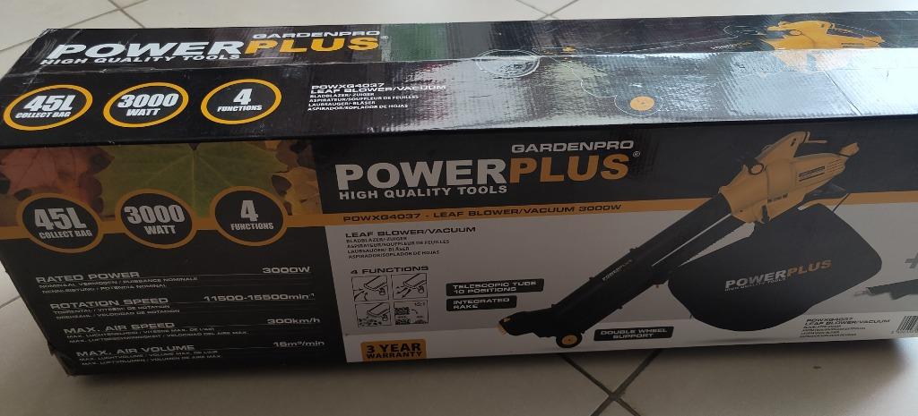 Aspirateur/souffleur/broyeur de feuilles neuf dans son embal, Jardin & Terrasse, Neuf, Électrique, Enlèvement ou Envoi, Porté à la main