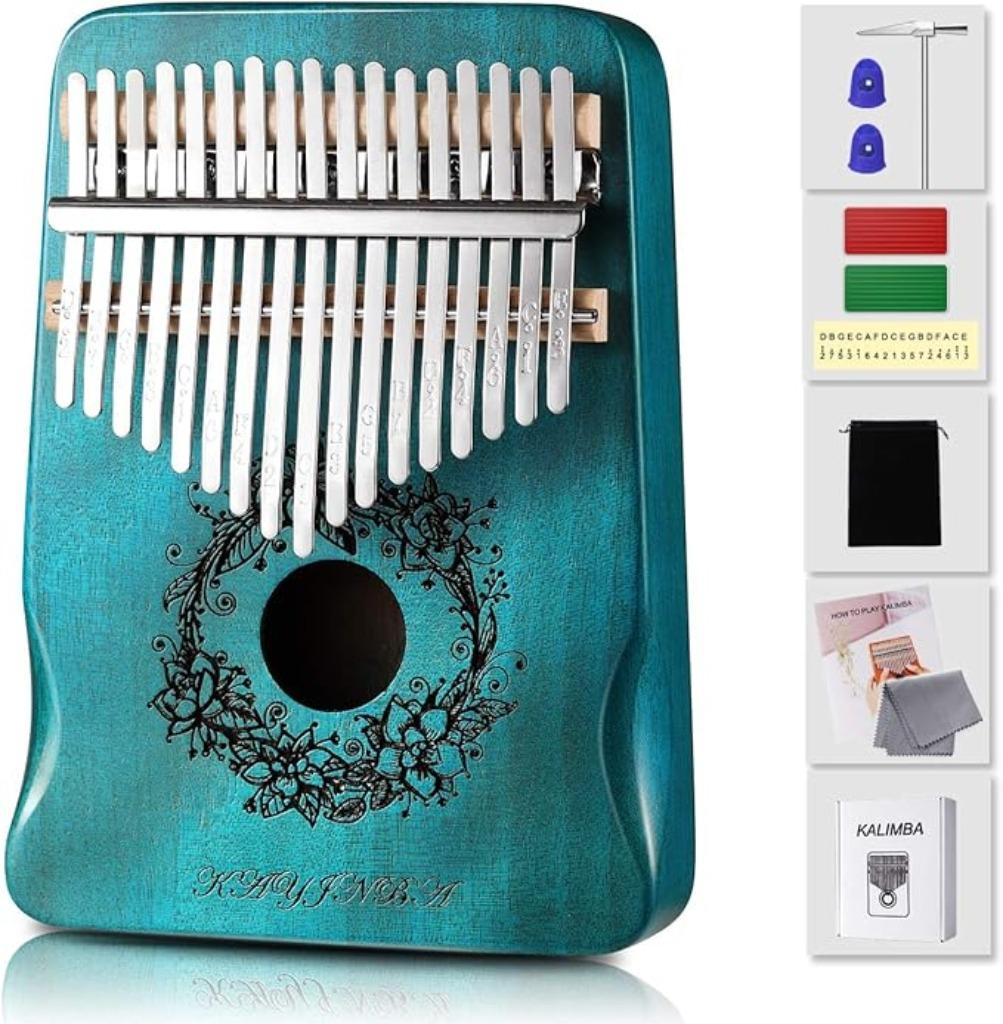 Piano portable en acajou Kalimba 17 touches LIVRAISON GRATUI, Neuf, -, -, YEWCLLS