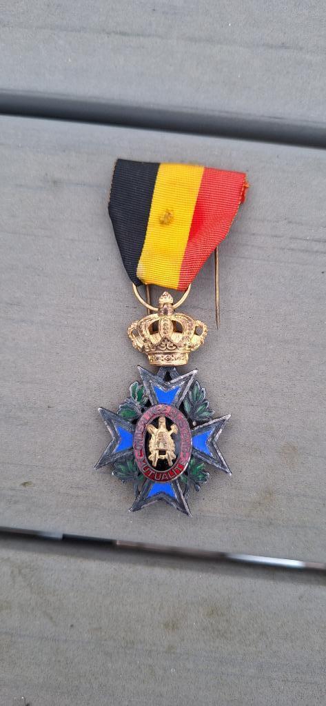 Belgische medaille / ereteken Onderlinge Bijstand, Ophalen of Verzenden, Overige soorten, Lintje, Medaille of Wings