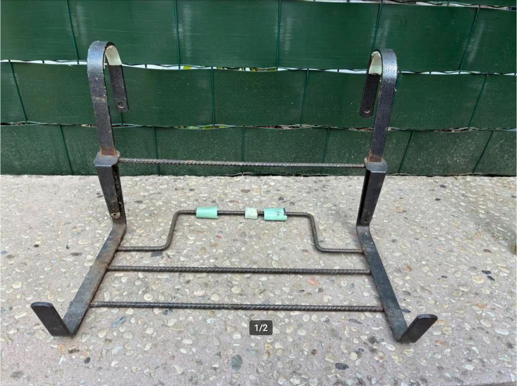 Bloembakhouders ballustrade in metaal 3 euro stuk, Ophalen, Gebruikt, Metaal