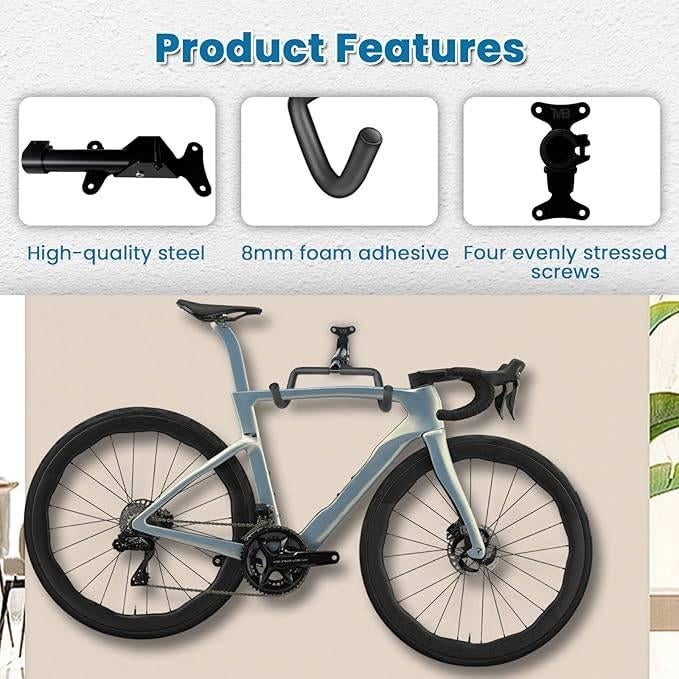 Porte-vélo mural | LIVRAISON GRATUITE, Neuf, MAXBROTHERS, -, -