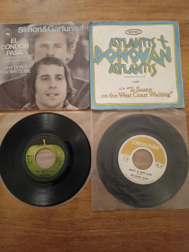 Lot de 4 singles légendaires des années 60, Enlèvement ou Envoi, Utilisé, Autres formats, Pop