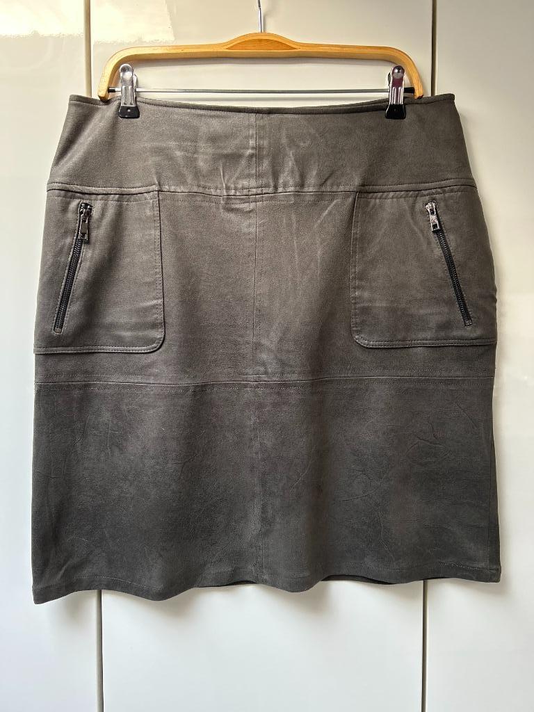 Jupe kaki/gris Paprika - Taille S *, Taille 42/44 (L), Gris, Enlèvement ou Envoi, Comme neuf