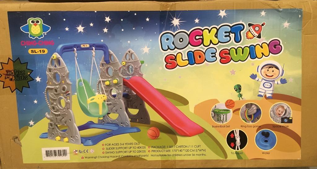 balancoire et toboggan, Enlèvement, Comme neuf, Toboggan