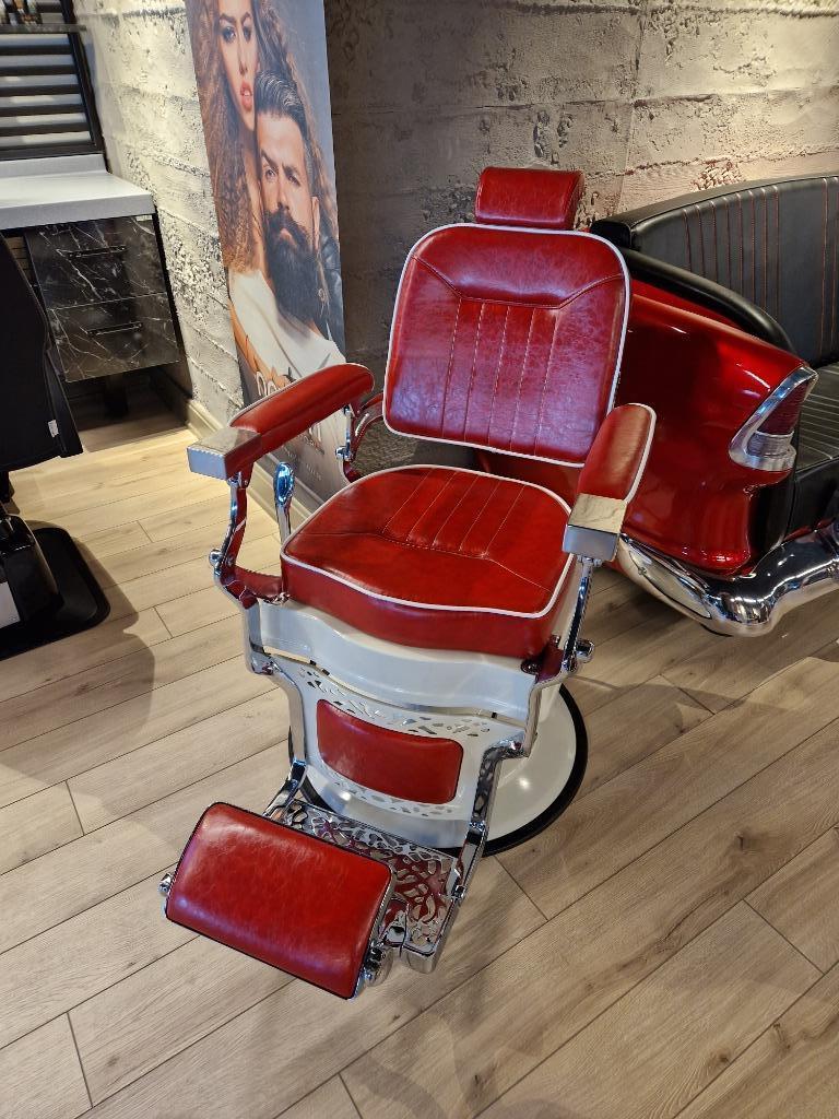 Barbierstoel Retro Red tattoo stoel epileer kapsalon barbier, Maison & Meubles, Accessoires pour la Maison | Autre, Neuf, Enlèvement ou Envoi