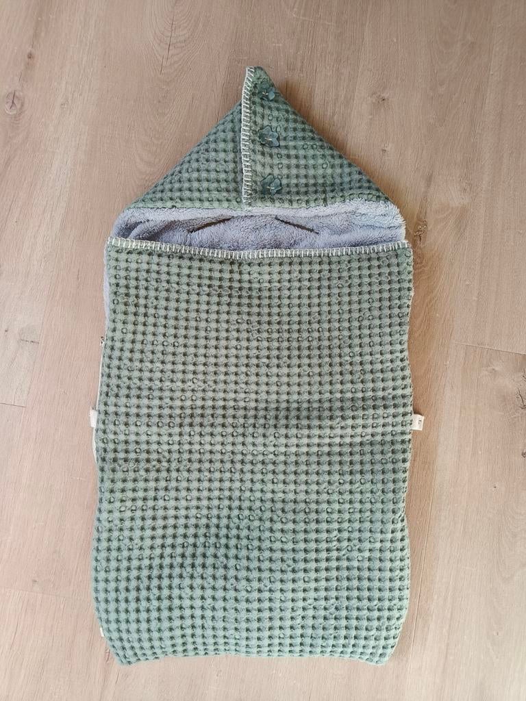 Koeka voetenzak winter (TOG 2.8)waffle/teddy sapphire/silver, Kinderen en Baby's, Ophalen of Verzenden, Zo goed als nieuw, 85 tot 100 cm