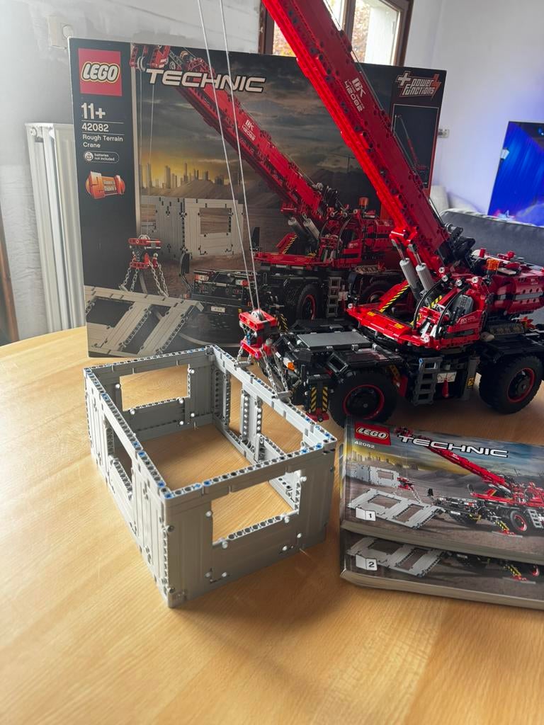 Lego technic 42082, Ophalen, Zo goed als nieuw, Complete set, Lego