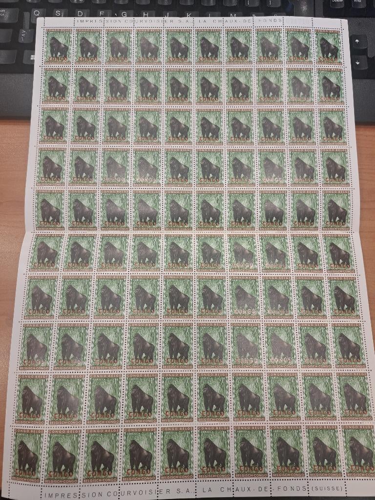 timbre congo belge, Enlèvement ou Envoi, Autres pays, Non oblitéré