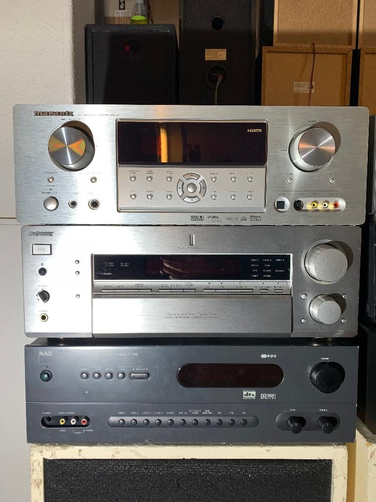 Verschillende AV Versterkers NAD, Marantz, Yamaha, Technics, Ophalen, 7.1-systeem, 70 watt of meer, Sony