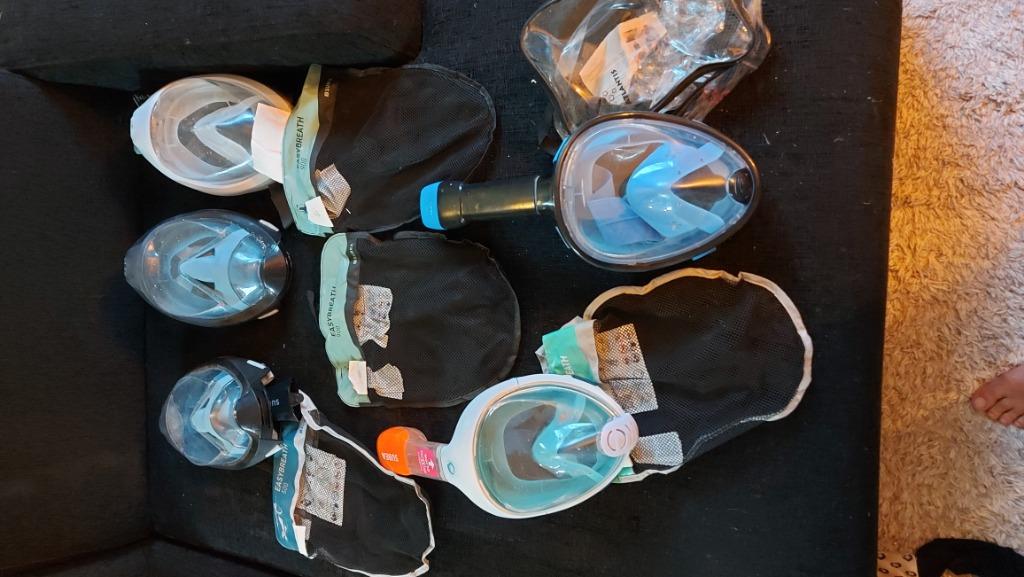 Snorkelmasker full face masker duikbril, Ophalen of Verzenden, Zo goed als nieuw, Snorkelmasker