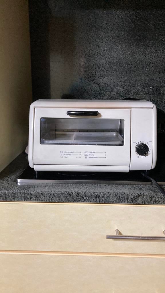 Mini oven  voor grillen bakken ontdooien, Ophalen, Minder dan 45 cm, Gebruikt, Minder dan 45 cm