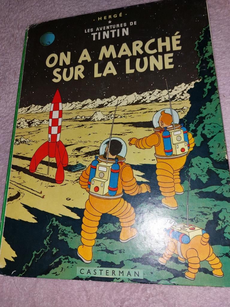 Bande dessinée Tintin On a Marche Sur La Lune année 1954, Enlèvement ou Envoi