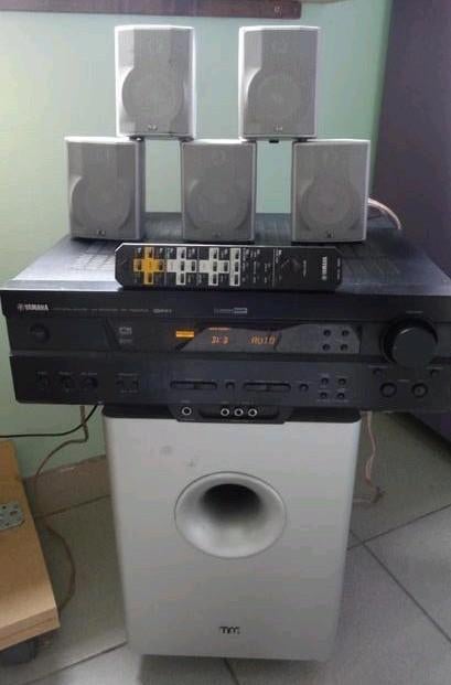 home cinema, TV, Hi-fi & Vidéo, Autres marques, Enlèvement, Utilisé, Système 5.1