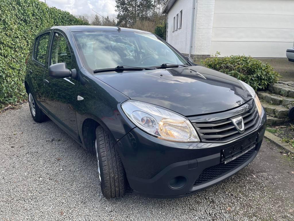 Sandero 1.2i 5drs/AIRCO!!!!!!, Auto's, Euro 5, Zwart, Elektrische ramen, Zwart