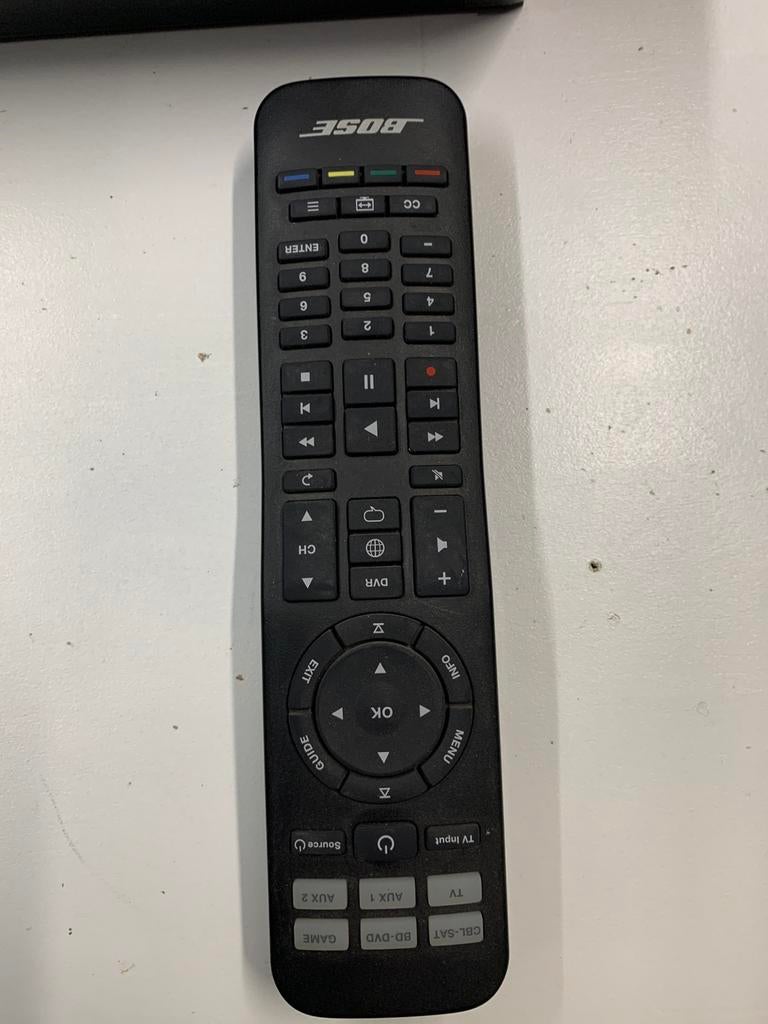 Bose solo 5 Sound System, Audio, Tv en Foto, Afstandsbedieningen, Ophalen, Universeel, Zo goed als nieuw, Receiver of Versterker