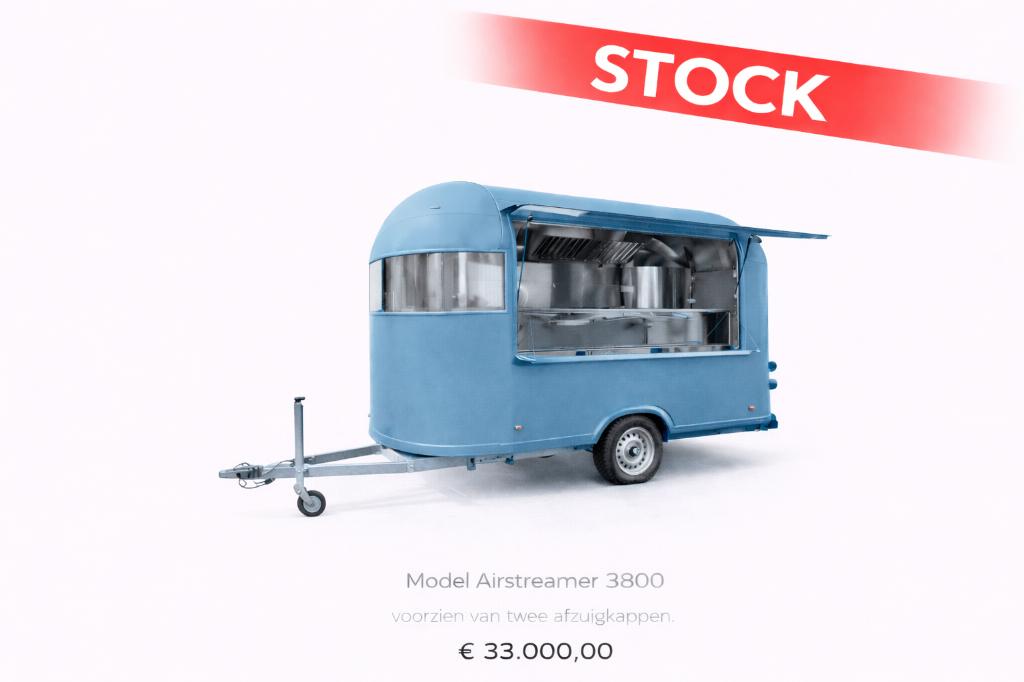 Belle remorque alimentaire Airstreamer, Enlèvement