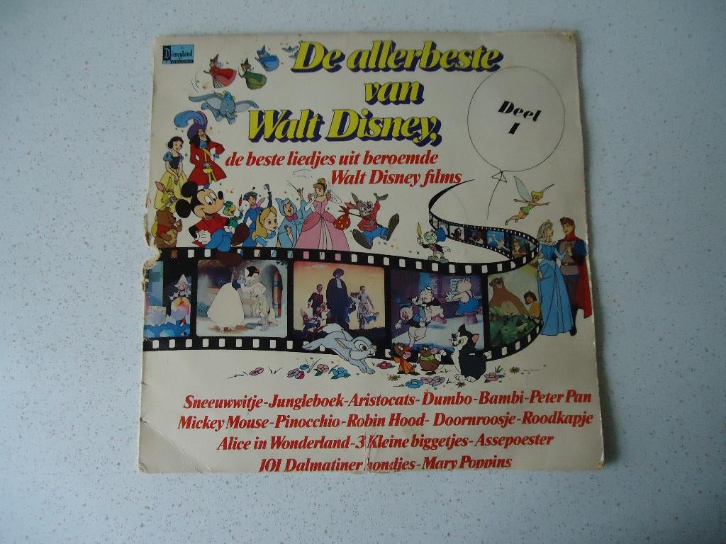 LP "De Allerbeste van Walt Disney" Deel 1 anno 1976., Ophalen of Verzenden, Gebruikt, Muziek
