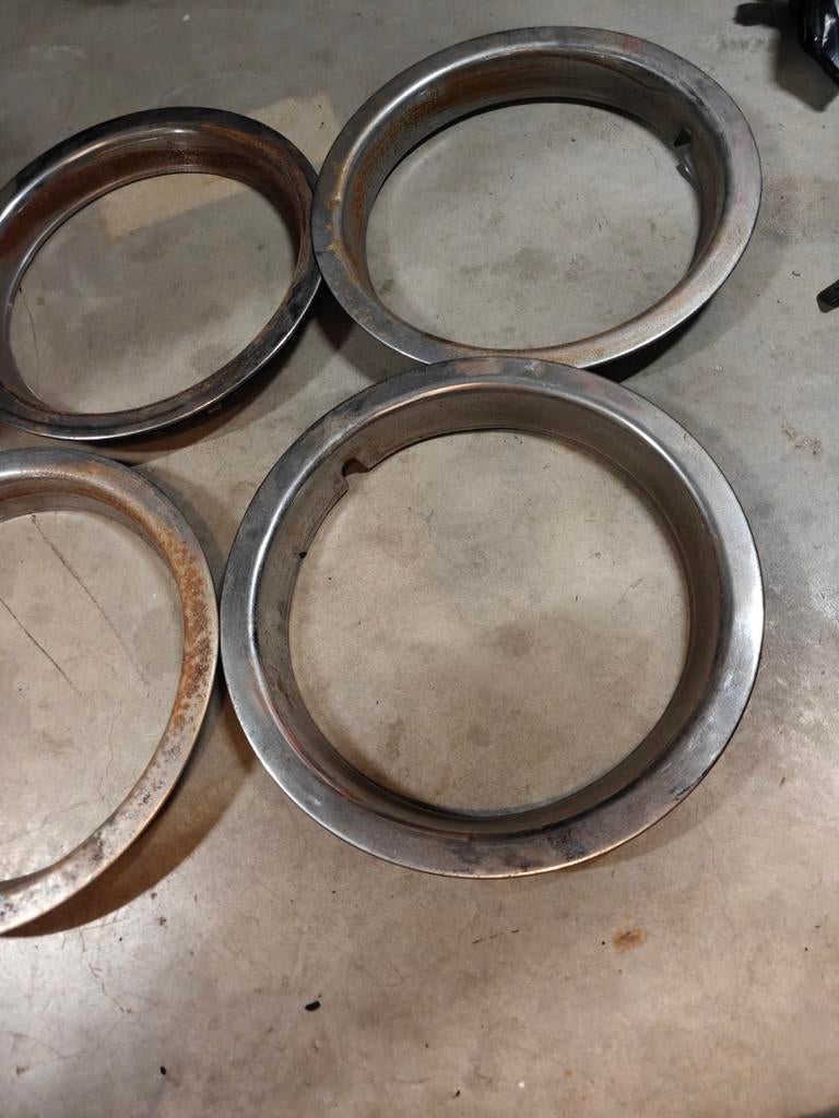 Jantes chromées Mercedes 190sl 4 pièces, Enlèvement ou Envoi