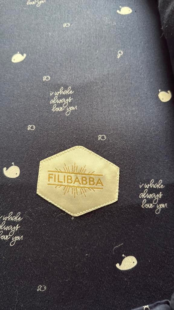 Babynest / Nid bébé Filibabba - Modèle Night Swim (Baleines), Enfants & Bébés, Berceaux & Lits, Comme neuf, Enlèvement