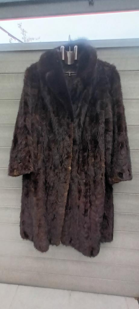 Bontmantel / nerts, Ophalen of Verzenden, Maat 42/44 (L)