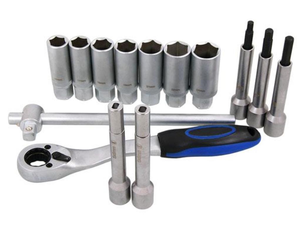 Schokdemper gereedschapsset VAG MERCEDES GM GRATIS 14 delig, Ophalen of Verzenden, Nieuw