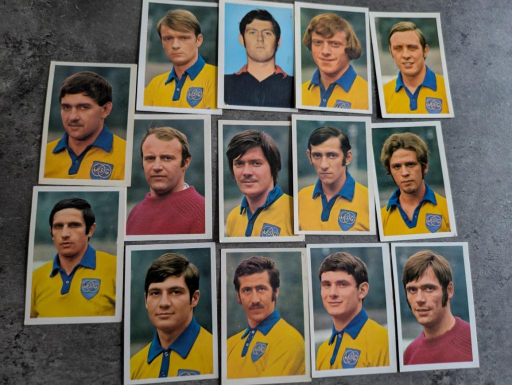 14X cartes UNION ST GILLES FOOTBALL 1970/1971 rares, Envoi