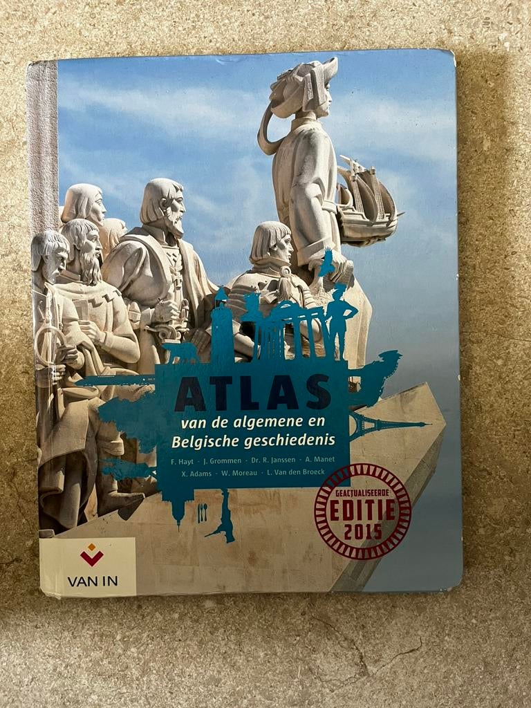 Atlas van de algemene en Belgische geschiedenis, Ophalen, Zo goed als nieuw, ASO, Nederlands