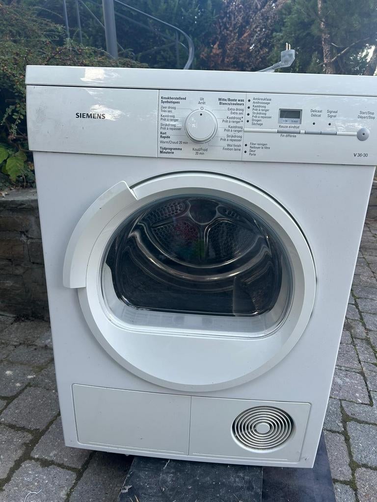 Sèche-linge Siemens 7kg classe énergétique C sans réservoir, Electroménager, Enlèvement, Utilisé