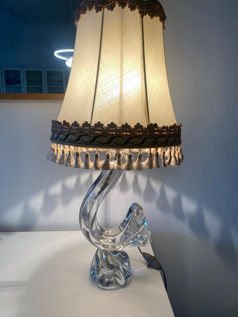 Pied de lampe cristal  Daum France, Enlèvement ou Envoi
