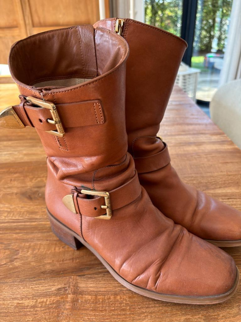 Botjes Michael Kors maat 40, Kleding | Dames, Schoenen, Michael Kors, Bruin, Lage of Enkellaarzen, Ophalen of Verzenden